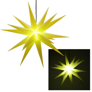LED Adventstern "Yellow Star" gelb Ø 50 cm