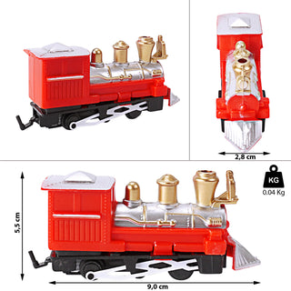Batteriebetriebene Mini Lokomotive 11teilig Spielzeug Geschenk Minizug Spiel