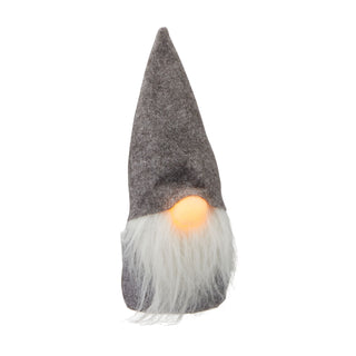 LED Wichtel zum Aufstellen 2er Set H20cm Leuchtnase Wichtelmännchen Weihnachtswichtel Zwerg Adventsdeko Weihnachtsdeko